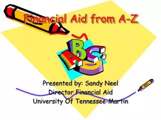 Financial Aid from A-Z