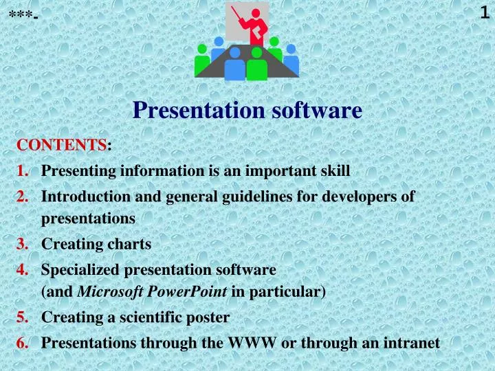 presentation software