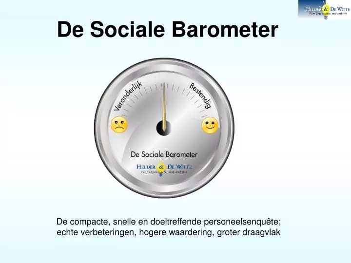 de sociale barometer