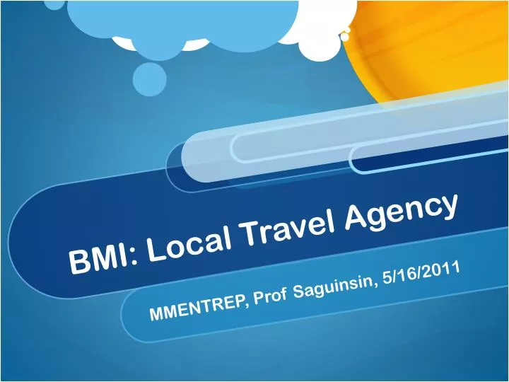 bmi local travel agency