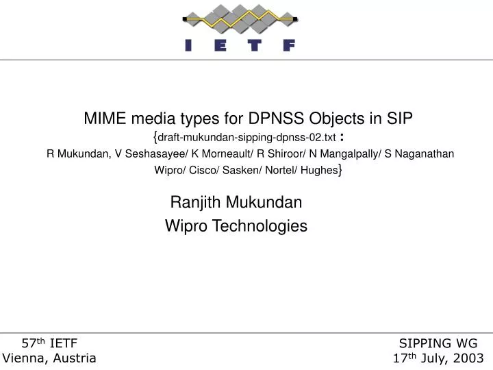 ranjith mukundan wipro technologies