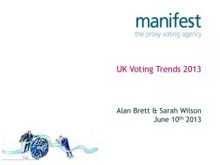 UK Voting Trends 2013