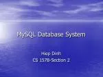 PPT - Pengenalan Database MySQL PowerPoint Presentation, free download ...