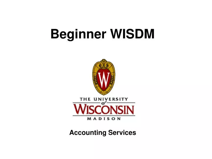 beginner wisdm