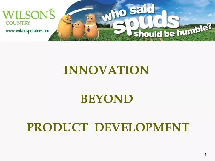 innovation beyond product development