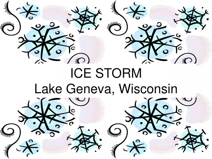 ice storm lake geneva wisconsin