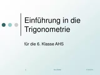 einf hrung in die trigonometrie