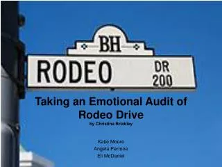 Taking an Emotional Audit of Rodeo Drive by Christina Brinkley
