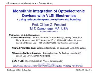 MIT Heterostructure Materials and Devices Group