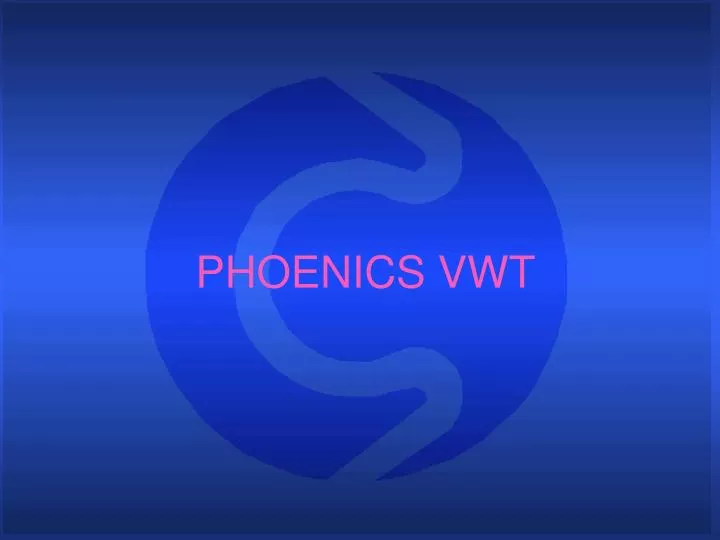 phoenics vwt