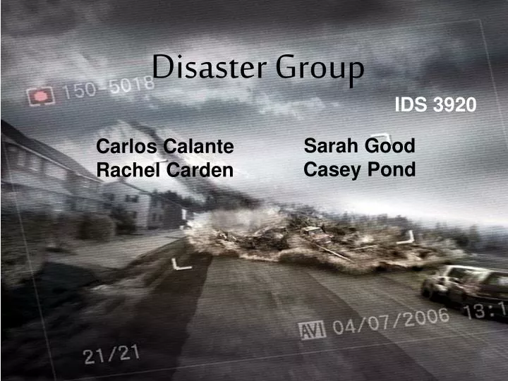 disaster group