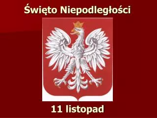 wi to niepodleg o ci