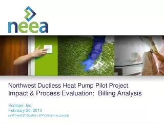 Northwest Ductless Heat Pump Pilot Project Impact &amp; Process Evaluation: Billing Analysis