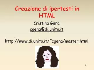 creazione di ipertesti in html
