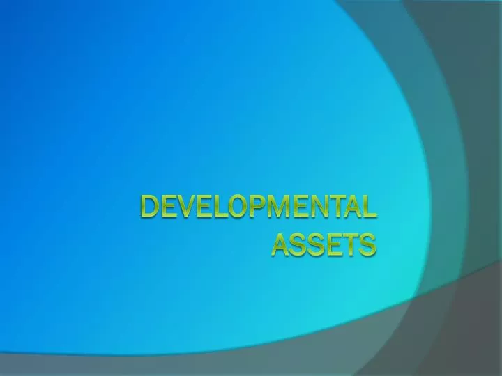 developmental assets