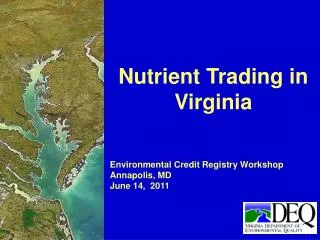 Nutrient Trading in Virginia