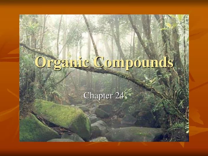 organic compounds