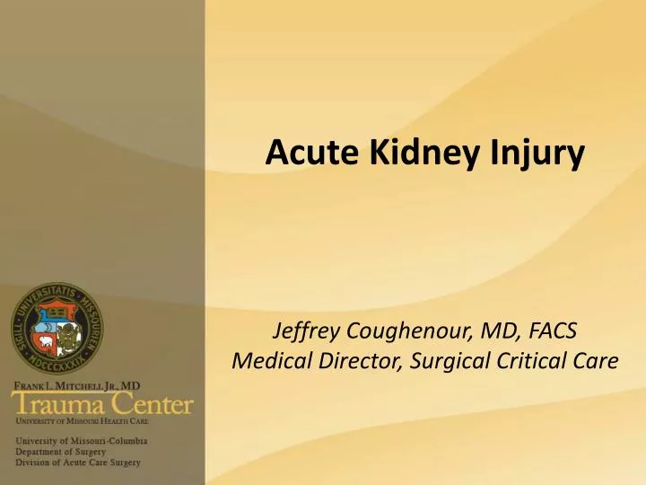 acute kidney injury