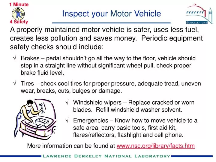 inspect your motor vehicle