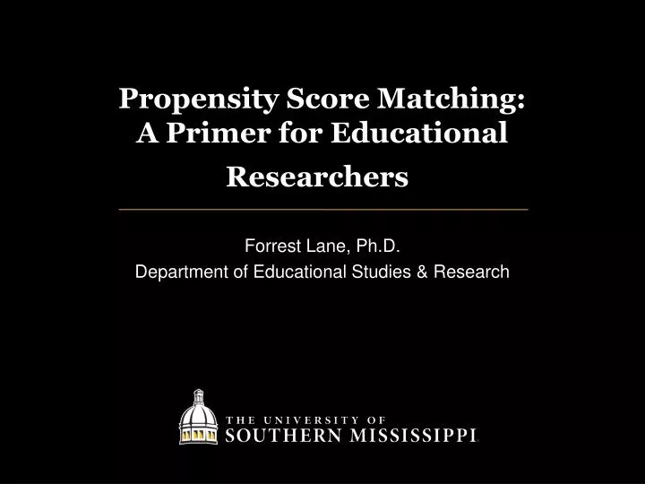 propensity score matching a primer for educational researchers