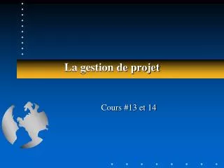 la gestion de projet
