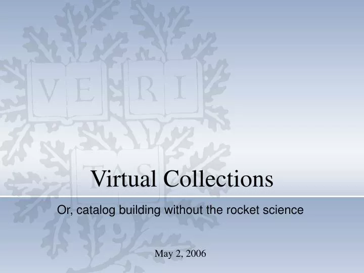 virtual collections