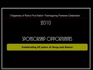 Chippewas of Rama First Nation Thanksgiving Powwow Celebration