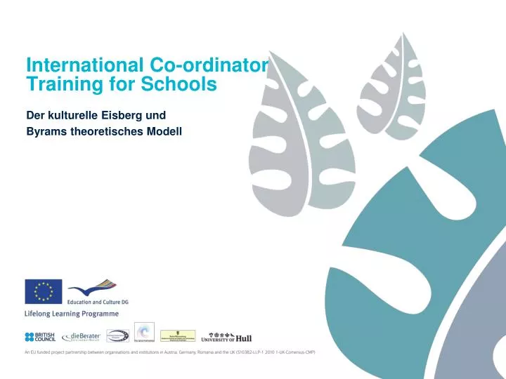 international co ordinator training for schools