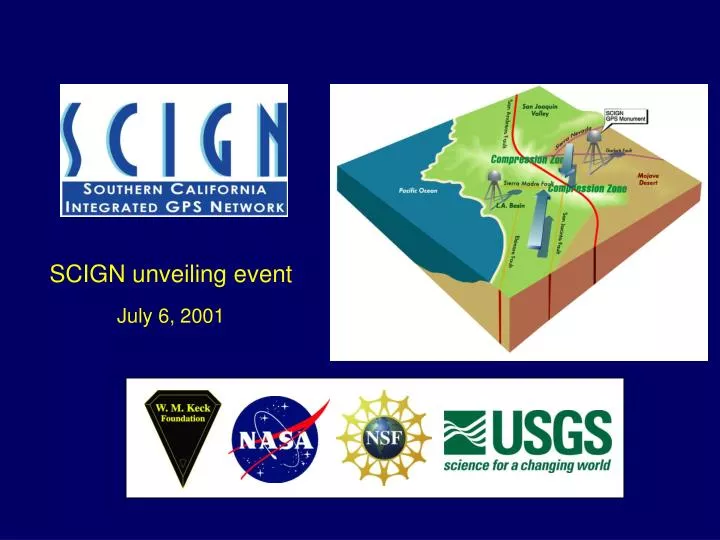 scign unveiling event july 6 2001