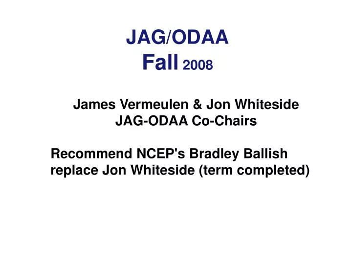 jag odaa fall 2008