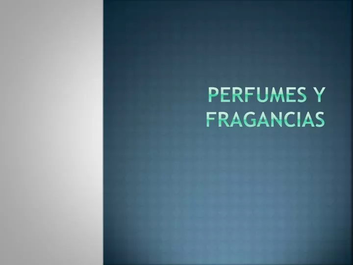 perfumes y fragancias