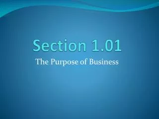 section 1 01