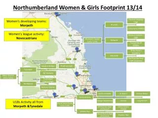 Northumberland Women &amp; Girls Footprint 13/14