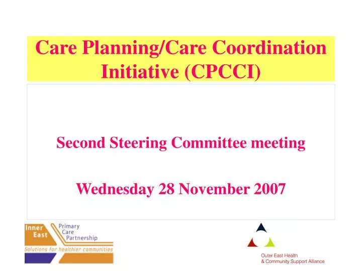 care planning care coordination initiative cpcci