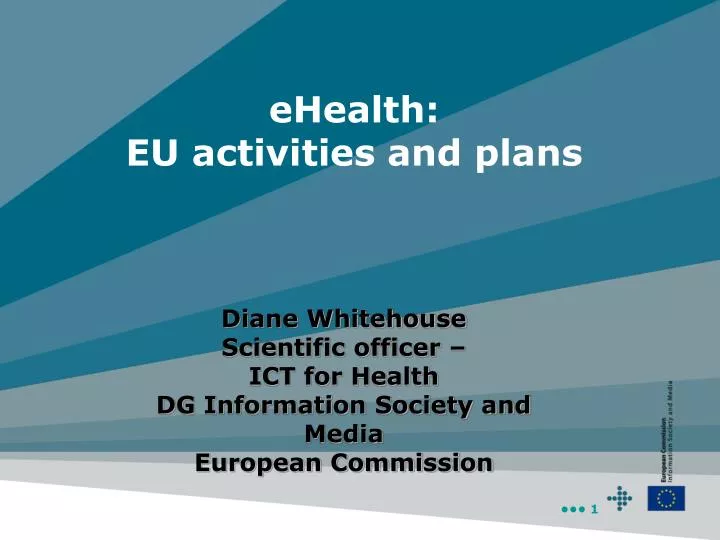 ehealth eu activities and plans