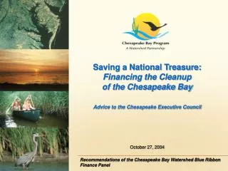 Saving a National Treasure: Financing the Cleanup of the Chesapeake Bay