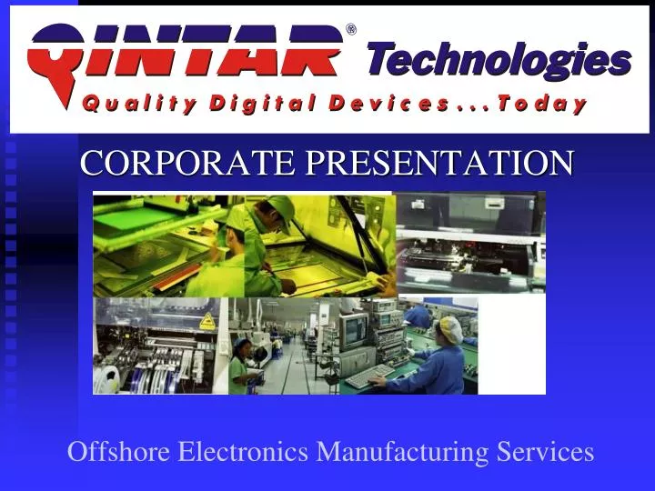 offshore electronics manufacturing services