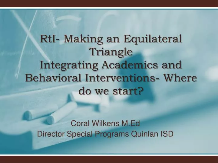 coral wilkens m ed director special programs quinlan isd
