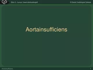 aortainsufficiens