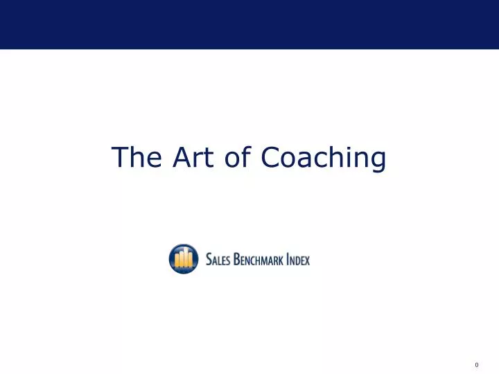 the art of coaching