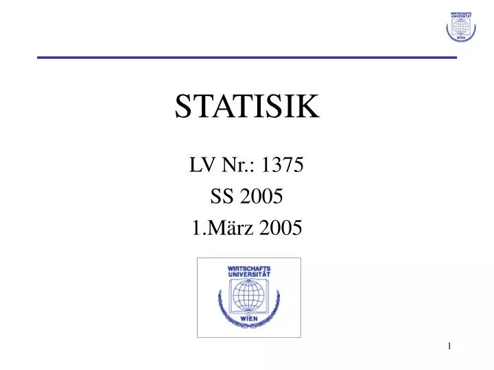 statisik