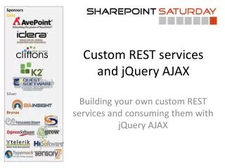 Custom REST services and jQuery AJAX