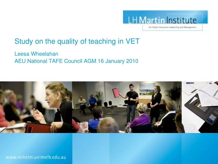study on the quality of teaching in vet