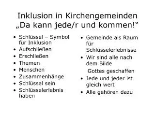 inklusion in kirchengemeinden da kann jede r und kommen