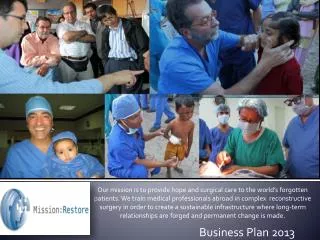 Business Plan 2013
