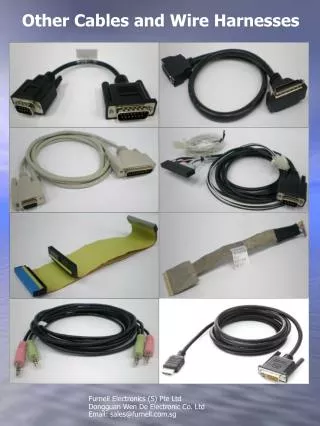 Other Cables and Wire Harnesses