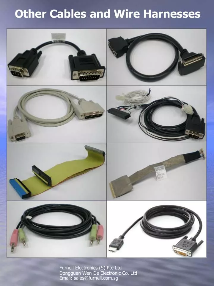other cables and wire harnesses