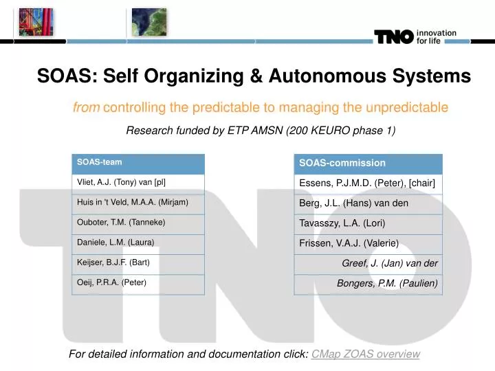 soas self organizing autonomous systems