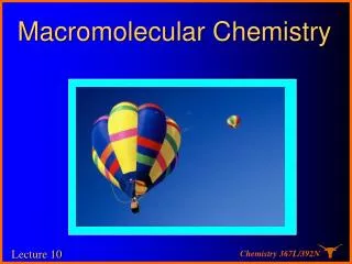 Macromolecular Chemistry