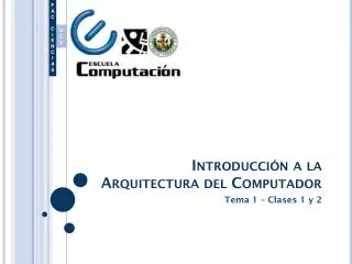 introducci n a la arquitectura del computador